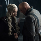 Emilia Clarke, Conleth Hill (Photo: Helen Sloan/HBO)
